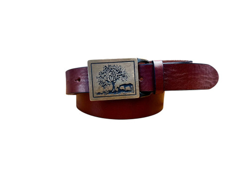 LILO Collections Vintage Resting Horses Belt Buckle