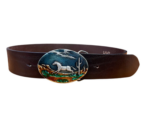 LILO Collections Enamel Running Horse Belt