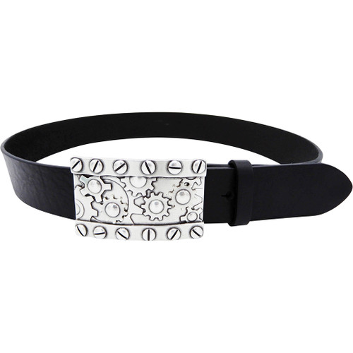 LILO Collections Gears buckle on Vintage Black strap