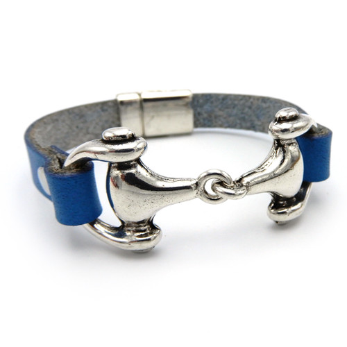 LILO Collections Conte Chunky Bit Bracelet in Navy