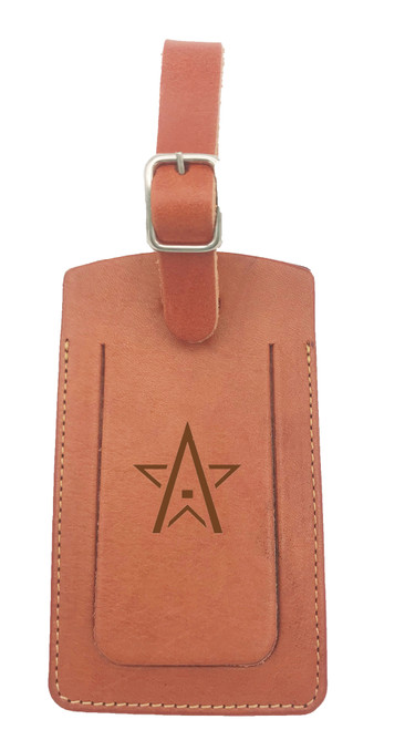 LILO custom leather luggage tag Winstar Farms