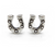 LILO Collections Horseshoe Studs - Front View