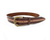 LILO Collections Monos Belt - Monkeys on brown leather
