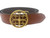 LILO Celtic Flower Vintage Buckle Belt with vintage chestnut strap