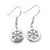 Silver snowflake earrings from LILO Collections