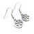 Silver snowflake earrings from LILO Collections