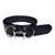 LILO Collections Oviedo silver on Bugui Black Leather