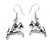 LILO Collections silver earrings featuring a horse and half seat rider