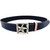 LILO Collections Estrella buckle on a Classic Navy strap with Pink accent