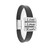 LILO Collections Circo Live Love Run Bracelet, with black leather