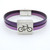 LILO Collections Cuadro Bracelet with Purple/Lavender leather