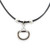 LILO Collections Half Bit Skinny Necklace, pictured on black cord