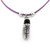 LILO Collections Sneaker Skinny Necklace on purple cord