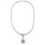 LILO Collections Trident Skinny Necklace on grey cord