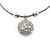 LILO Collections Jeep Disc Skinny leather necklace, pictured on brown cord