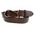 LILO Collections Pescador Buckle in Brass on Vintage Brown  strap