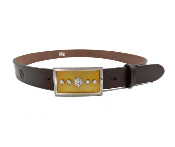 LILO Collections Proxima Belt - Gold and Crystals
