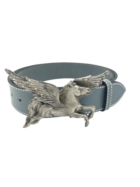 Flying Pegasus 1.5" Belt on grey strap