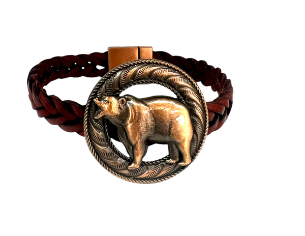 LILO Collections Bronson Grizzly Bear Bracelet
