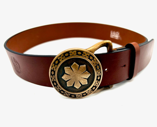 LILO Collections Cortina Snowflake Belt Vintage Chestnut