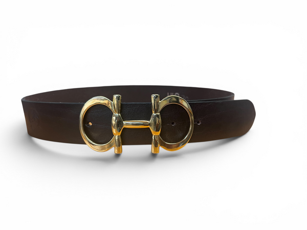 LILO Collections Oviedo Grande gold with vintage brown strap
