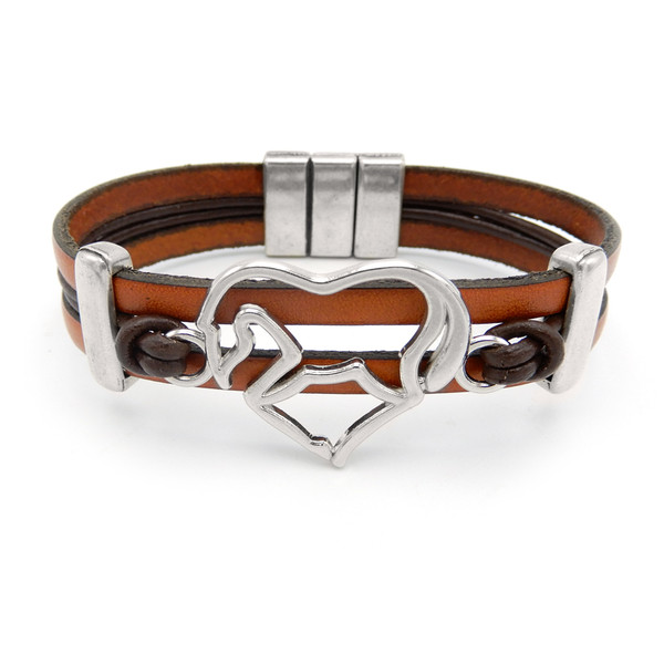 LILO Collections Amore Bracelet in Natural/Brown