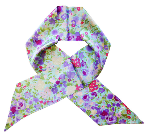 LILO Collections, “Gretta” Flowers Sash - LAVANDER