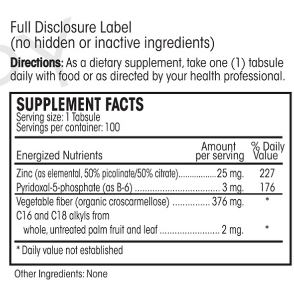 Energized Double Zinc Guard 100 tabs (220)