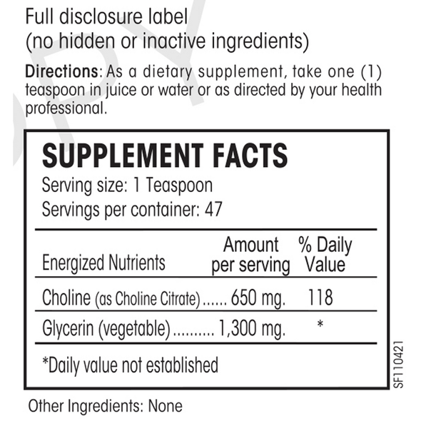 Choline Citrate 7.86 oz (141)