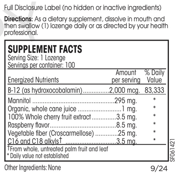 Activated B-12 Guard 2000 mcg 100 loz (280)