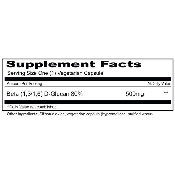 Beta Glucan 100 Capsules (1350)