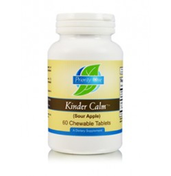 Kinder Calm - Sour Apple 60 Chewables (1810) VitaminDecade | Your Source for Professional Supplements