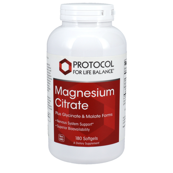 Magnesium Citrate 180 Softgels (P1298) VitaminDecade | Your Source for Professional Supplements