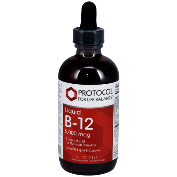 Liquid B-12 5,000 mcg 4 oz Liquid (P0452) VitaminDecade | Your Source for Professional Supplements