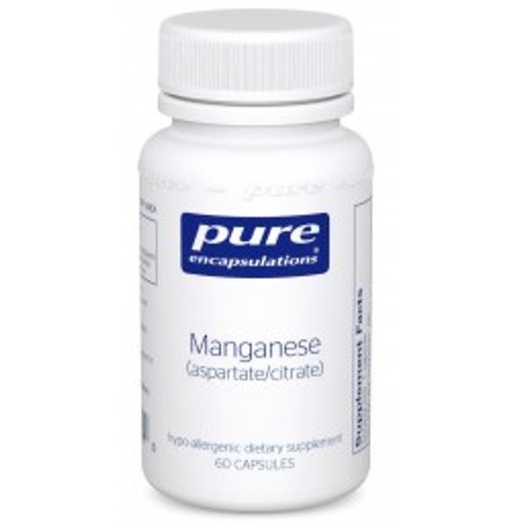 Manganese (aspartate/citrate) 60 Capsules (MN6)