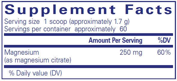 Magnesium (powder) 107 g Powder (MGP1)