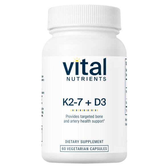 K2-7 + D3 60 Capsules (VNVK2D) VitaminDecade | Your Source for Professional Supplements