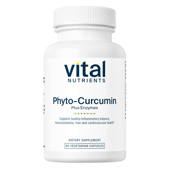 Phyto-Curcumin Plus Enzymes 60 Capsules (VNCURPH) VitaminDecade | Your Source for Professional Supplements
