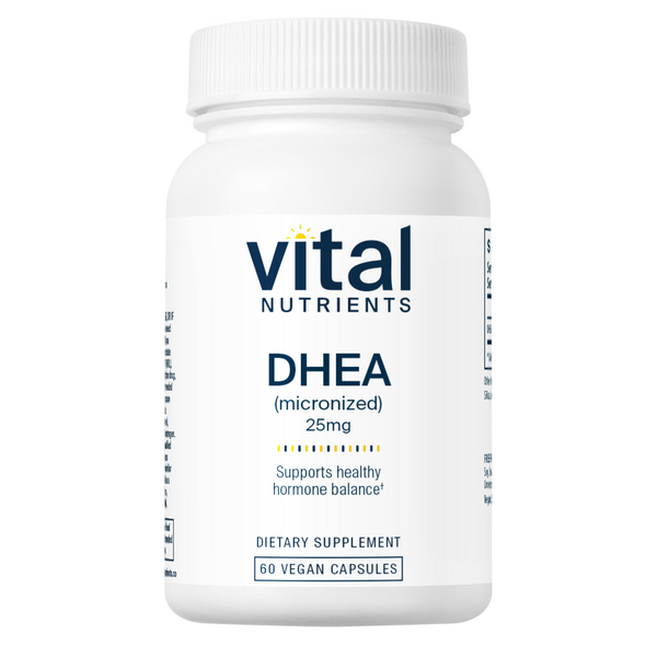 DHEA 25 mg 60 Capsules (VNDHEA25) VitaminDecade | Your Source for Professional Supplements