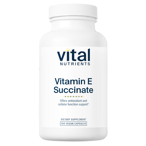E Succinate 100 Capsules (VNES) VitaminDecade | Your Source for Professional Supplements