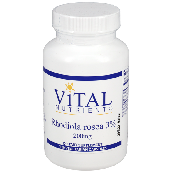 Rhodiola Rosea 3% 120 Capsules (VNRHO2) VitaminDecade | Your Source for Professional Supplements