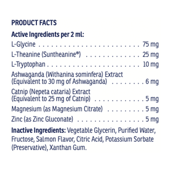 Liquid NutriCalm Dogs & Cats 4 oz