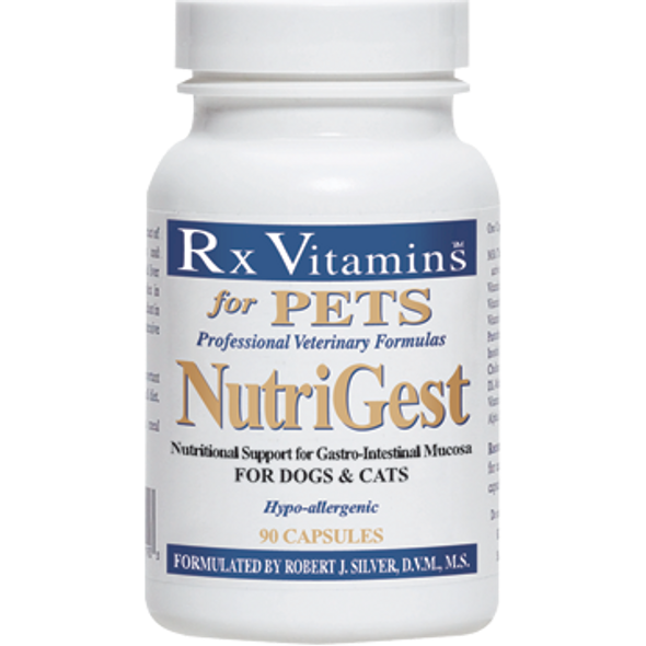 NutriGest for Dogs & Cats Caps 90 caps VitaminDecade | Your Source for Professional Supplements