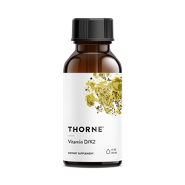 Vitamin D / K2 Liquid 1 oz (30 ml) Thorne Research