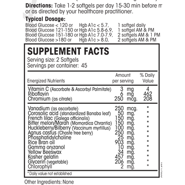 Glucose Regulation Guard Forte 90 gels (184)