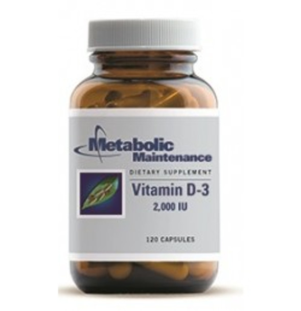 Vitamin D3 2,000 IU 120 Capsules (00664) VitaminDecade | Your Source for Professional Supplements