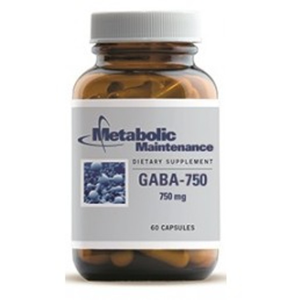 GABA 750 mg 60 Capsules (00116) VitaminDecade | Your Source for Professional Supplements