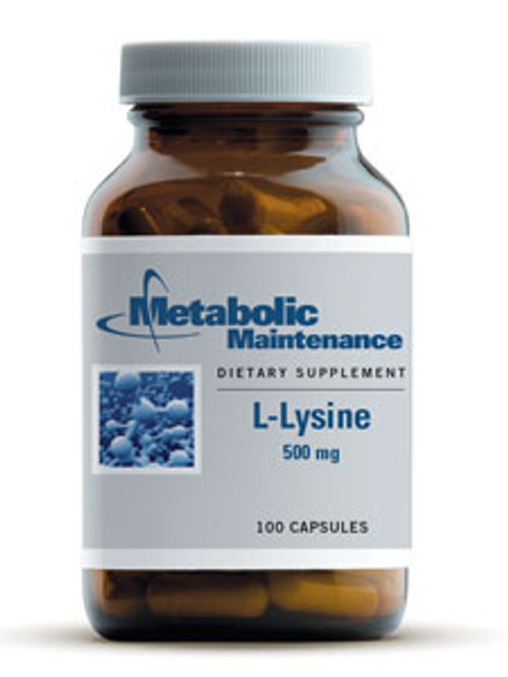 L-Lysine 500 mg 100 caps (136) VitaminDecade | Your Source for Professional Supplements