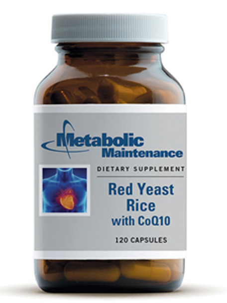 Red Yeast Rice w/CoQ10 120 caps (649) VitaminDecade | Your Source for Professional Supplements