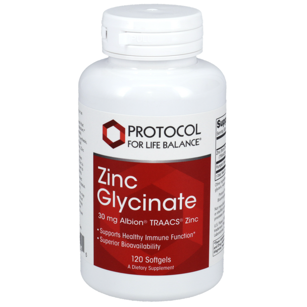 Zinc Glycinate 30 mg 120 Softgels (P1554) VitaminDecade | Your Source for Professional Supplements